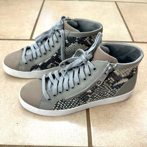 Beautiful high top sneakers - worn once, like new